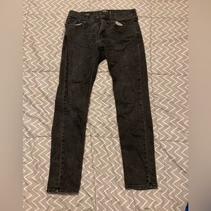 Hollister Super Skinny Mens size 28 length 30 super skinny epic flex black jeans